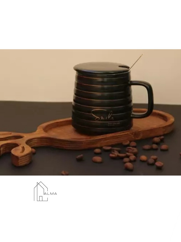 ماگ سرامیکی خط دار اسمایل