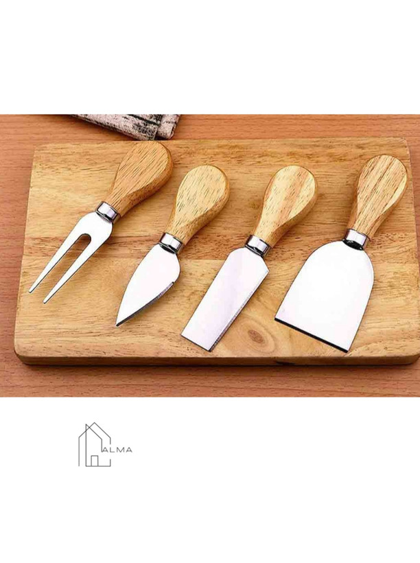 ست کارد صبحانه خوری چهار عددی بامبو