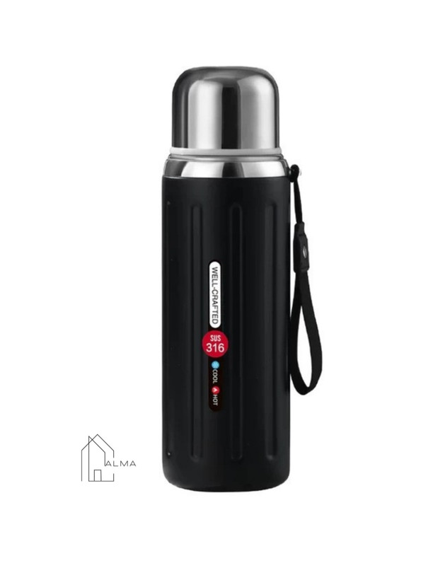 فلاسک استیل درجه یک 800 میل Well Crafted درب لیوانی