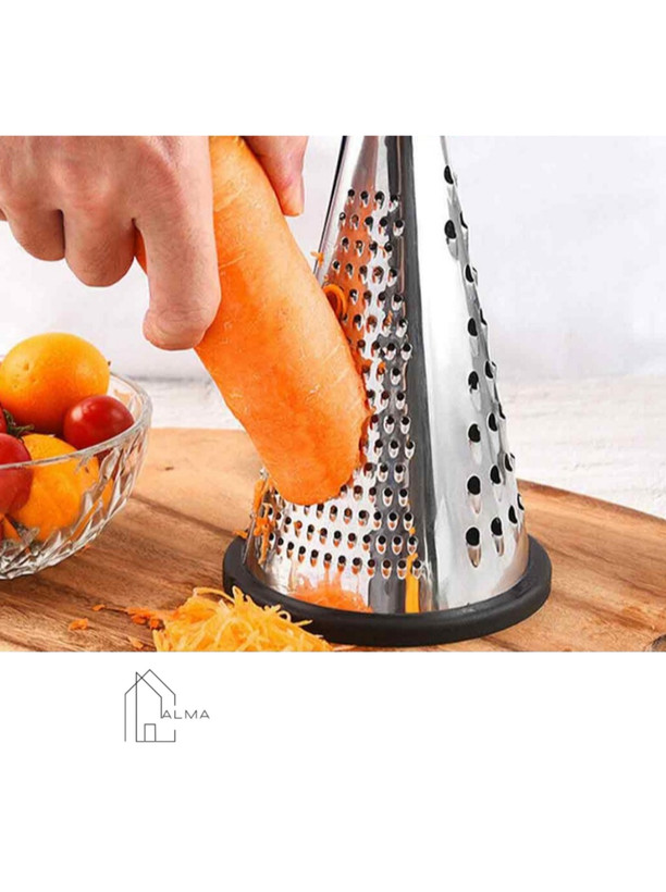 رنده مخروطی استیل دسته چوبی شنگیا کوچک