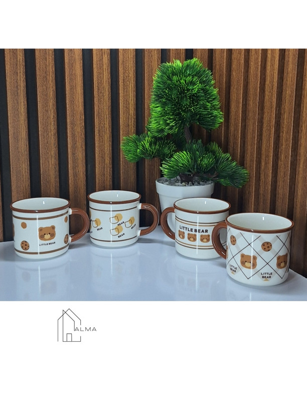 ماگ سرامیکی خرسی طرح تدی
