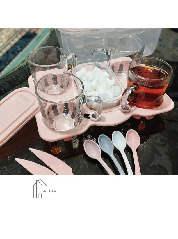 سرویس چای خوری 4 نفره الگانس تاپکو