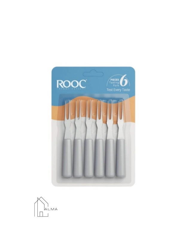 چنگال خرما و زیتون خوری ROOC مدل Zuki زوکی بسته 6 عددی