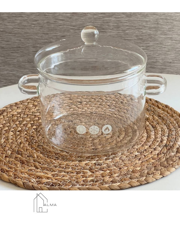 قابلمه تمام پیرکس شعله مستقیم سایز 1500ml