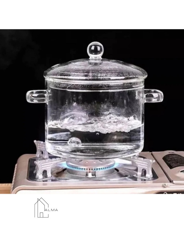 قابلمه تمام پیرکس شعله مستقیم سایز 1500ml